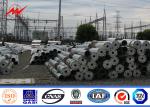 8m Single Arm Hot Dip Galvanized Steel Pole For Outdoor Lighting
