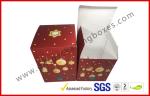 Foldable Corrugated Tin Package , Pop Up Decorative Christmas Gift Boxes With
