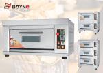 Gas One Deck Three Trays Baking Oven Stainless Steel for Restaurant