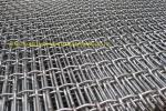 High Carbon Steel Crimped Woven Wire Mesh , Mining Screen Mesh