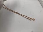 diamonds necklace 18kt gold with yellow gold