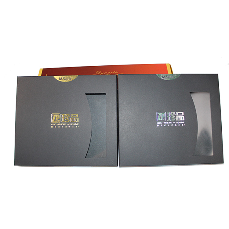 Hot Stamp Silver Custom Paper Packaging Box E Flute 350gsm CCNB Material