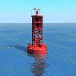 Steel Single Boat Floating Surplus Marine Mooring Buoy Foam Filled Multifunction