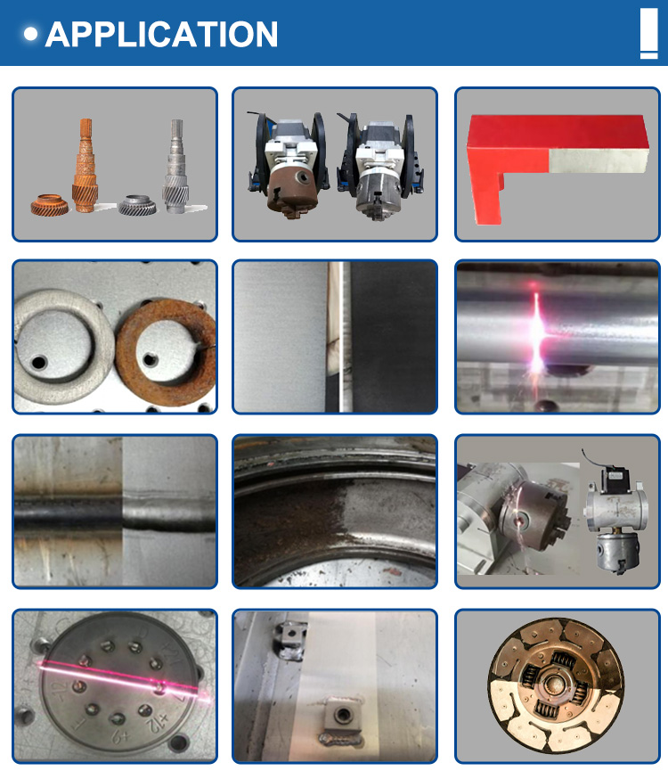 100w Pulse Fiber Handheld Laser Cleaning Machine Rust Removal