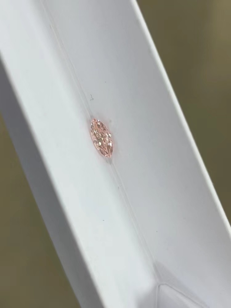 HPHT Pink Equine Eye Laboratory Made Diamonds Jewelry Decorations