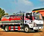 3 - 5cbm Refuel Oil Tanker Truck FAW TIGER V Chassis Series 7 Tons GVW