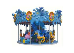 Quality Custom Theme Park Carousel Indoor Amusement Equipment Mini Mini Carousel Ride wholesale