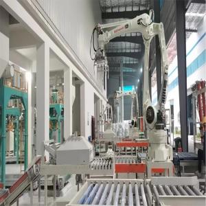 Quality 360 Rotation Robotic Arm Palletizer 380V Automatic Palletizer Machine wholesale