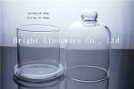 hot sale candle jar with glass dome