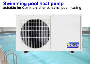 Quality White / Grey Color Swimming Pool Heat Pump , Small Air Source Heat Pump wholesale