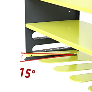 Garage Workshop Drill Bit Storage Shelf with Screws Box Pegboard Power Tool Organizer