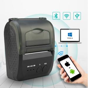 Quality Mobile Mini Bluetooth Thermal Printer 58mm Ticket Receipt Barcode Printing wholesale