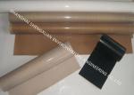Brown Color Conveyor Belt , High Temperature Conveyor Belt With Silicone