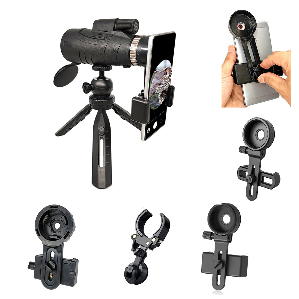 12x50 High Power Mobile Phone Telescope Monocular Bak4 With Tripod Holder