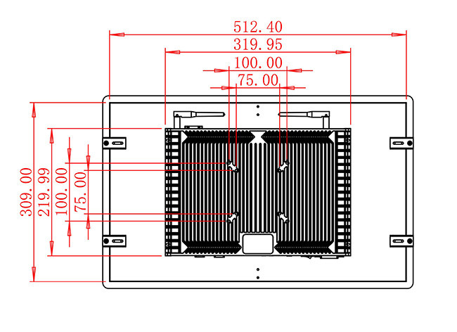 21.5-Inch High-Definition Monitor for Smart City Projects and Industrial Dashboards