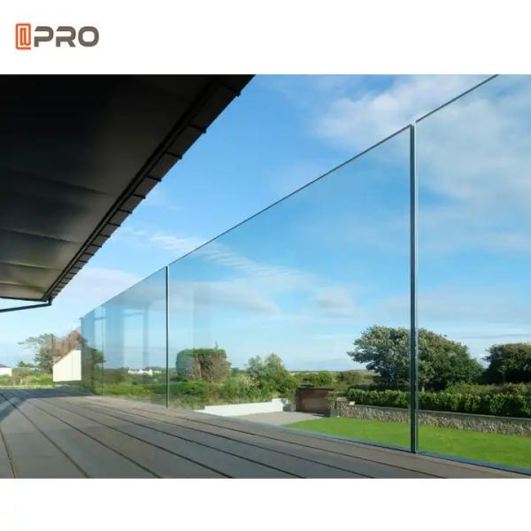 316 Railing Clamp Spigots Frameless Glass Balustrade U Channel System Swimming