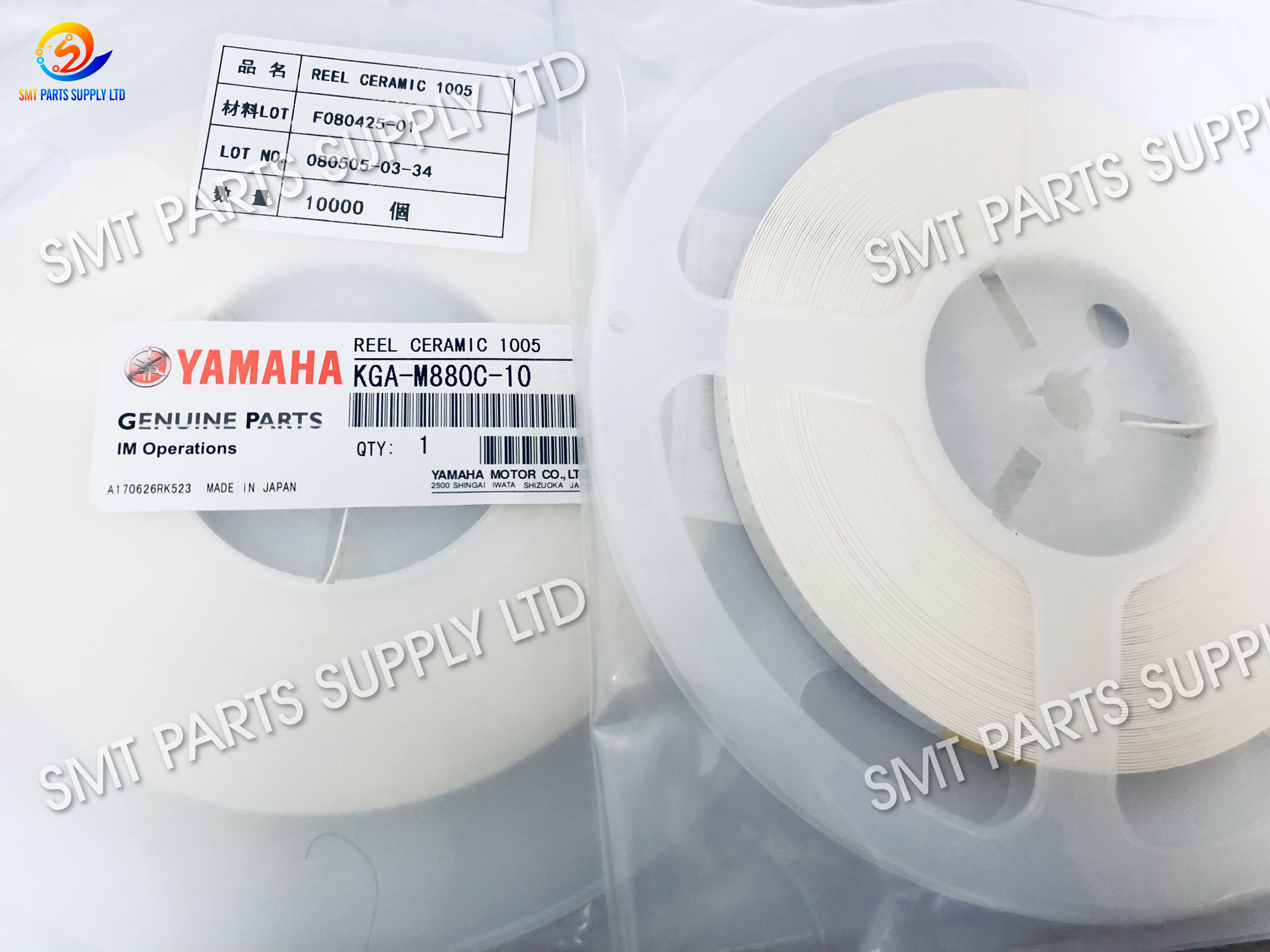 YAMAHA SMT Spare Parts Reel Ceramic 1005 KGA-M880C-10