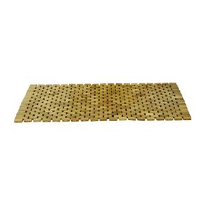 Quality Foldable Bamboo Wood Waterproof 51*13*6cm Teak Wood Bath Mat wholesale
