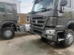 Manual Transmission Gray Sinotruk Heavy Truck 6*4 Tractor Truck Tubeless Tire