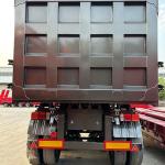2-Axis 12R20 Dump Semi-Trailer with Box Size Inner Size 9200x2200x1200mm