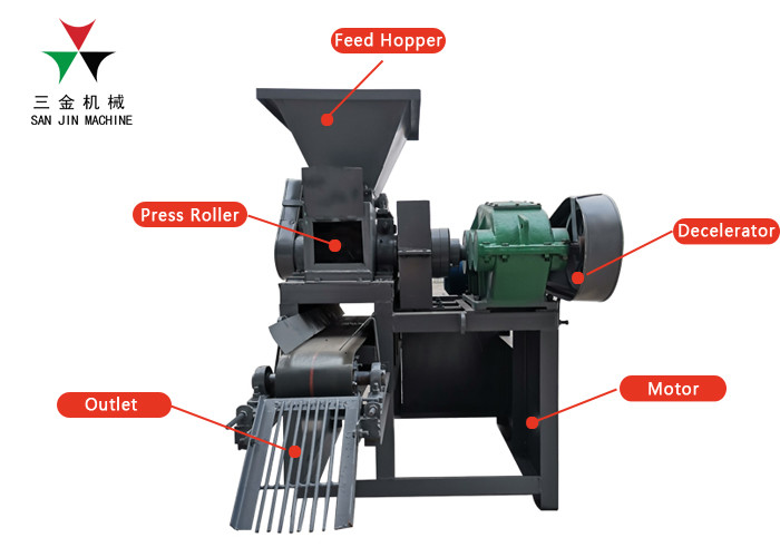 Smokeless Philippines Charcoal Briquette Machine 3t/H