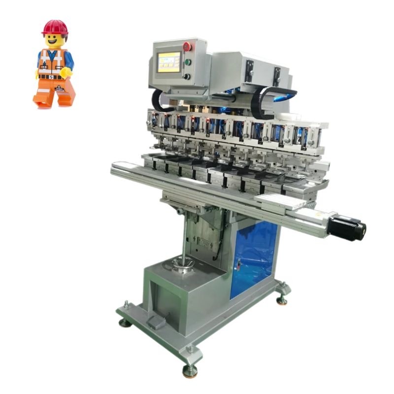 10 Color 0.4-0.6Mpa Pad Printer Machine with SMC Pneumatic Components