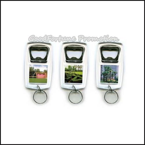 HOT sale customed promotional gift printed logo acrylic bottle opener keychain