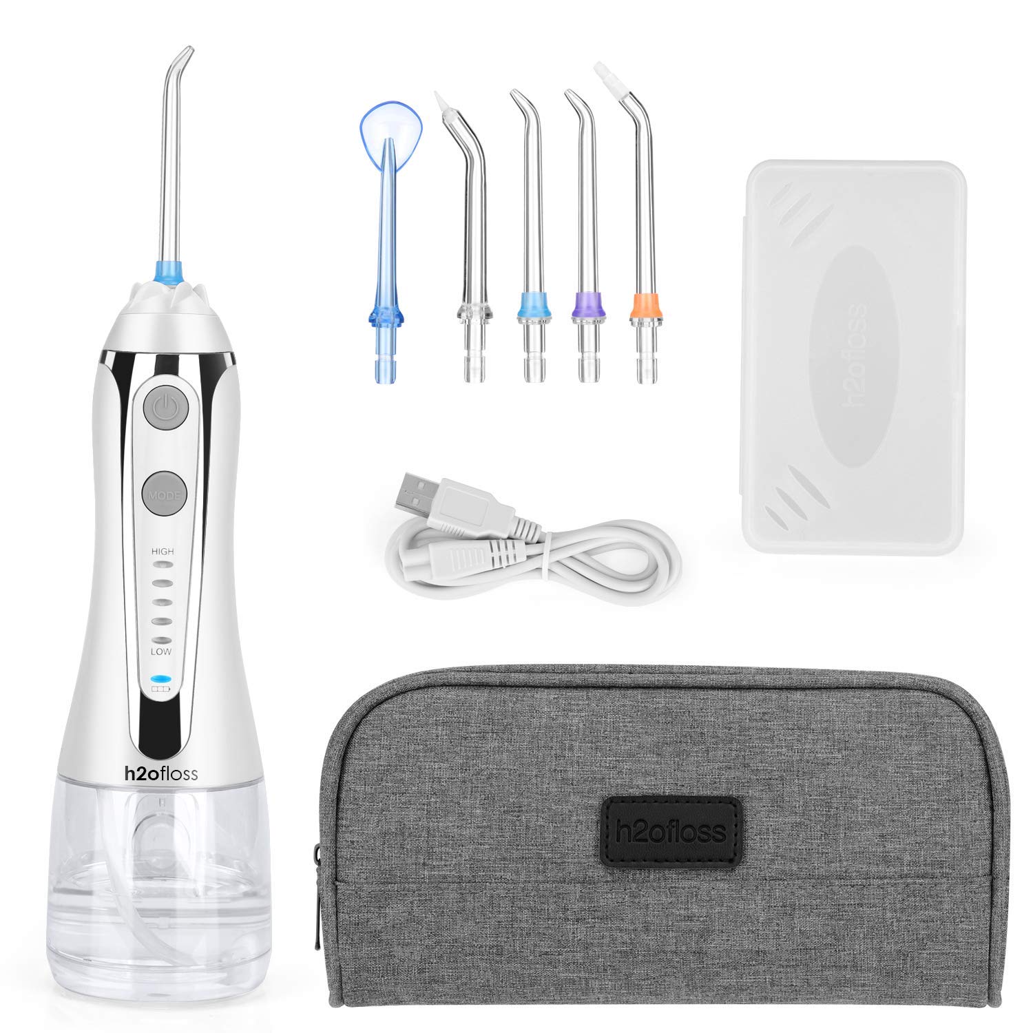 20-110psi Ultrasonic Water Flosser ODM With 0.3L Water Tank