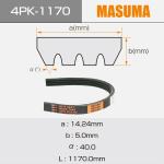 Rubber V Belt 4PK-1170 MASUMA Auto Accessories Transmission Parts for TOYOTA