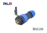Weipu Sp21 Series 2 Pin Waterproof Plug Connector For Outdoor Display Screens