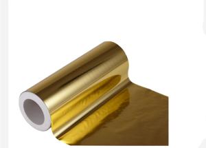 Quality 21mic Metallic Luster Lamination Film Roll For Hot Lamination Package wholesale