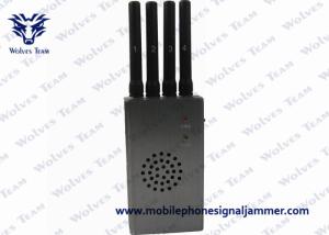 Quality Grey 4G LTE Cell Phone Signal Jammer Portable With 4800mA / H Ni - Ion Battery wholesale