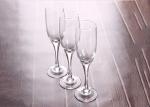 220ml Wedding Wine Glasses Fashionable Appearance CE Certification