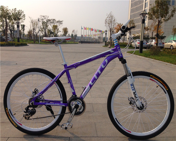 Godd quality OEM special 6 spoke one wheel Shimano 21 speed light 6061 aluminium mountain bicycle for travel