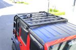 Black Universal Aluminum Roof Climbing Ladder for Offroad Car for Jeep Wrangler