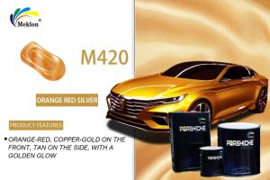 Quality Durable Heatproof Orange Red Car Paint , Odorless Metallic Spray Paint For Cars wholesale