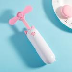 Plastic Material Mini Size Air Cooler Rechargeable Battery Powered Fan