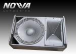 Black Small Church Speakers Systems 1600W With 12" High Power Woofer