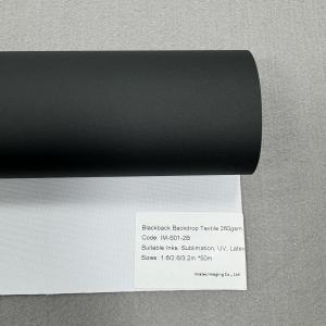 Quality Warp-Knitted 260gsm Exhibition Display Blockout Tension Fabric Backdrop Textile wholesale