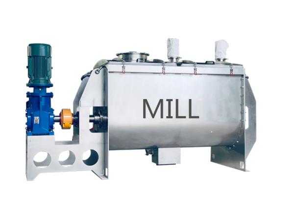 Stainless Steel Powder Mixing Machine Horizontal Large Food Mixers For Industry