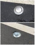 Roadway Safety Reflective Glass Cat Eyes Road Studs in Customized Size for on