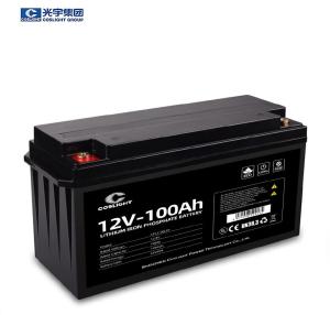 Quality Coslight 100ah 12v lifepo4 Lithium Batteries RV Camping Solar Battery wholesale
