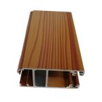 Sliding Windows Building Materials 6063 T5 Wood Finish Aluminium Profiles