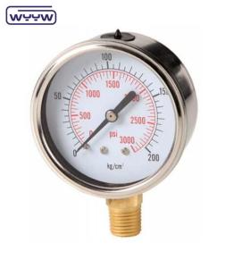 Quality 4&quot; G12/2&quot; bar psi hydraulic jack with pressure gauge wholesale