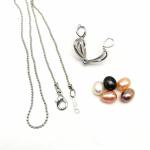 Amazing christmas day pearl jewelry -DIY 5 pearls jewelry kit-wish pearl gift