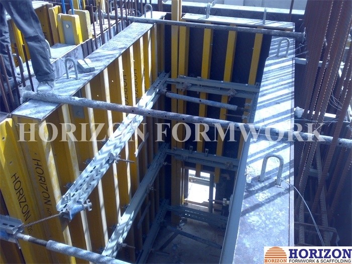 Adjustable Push-Pull Braces to Plumb Vertical Formwork Panels in Construction