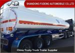 36000 Liters Petrol Tanker Trailers 3 cabins for fuel transportation