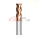 18mm 3/4" Imperial Carbide End Mills 30 Degree 4f Square Nose End Mill HRC55