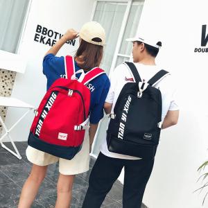 Quality Creative minimalist Korean hip-hop leisure backpack student bag lovers backpack wholesale