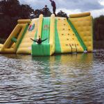 Stable Inflatable Water Park / Heat Resitance Blow Up Obstacle Course